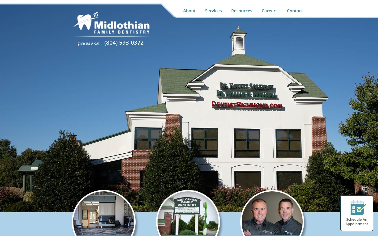 dentistrichmond.com screenshot