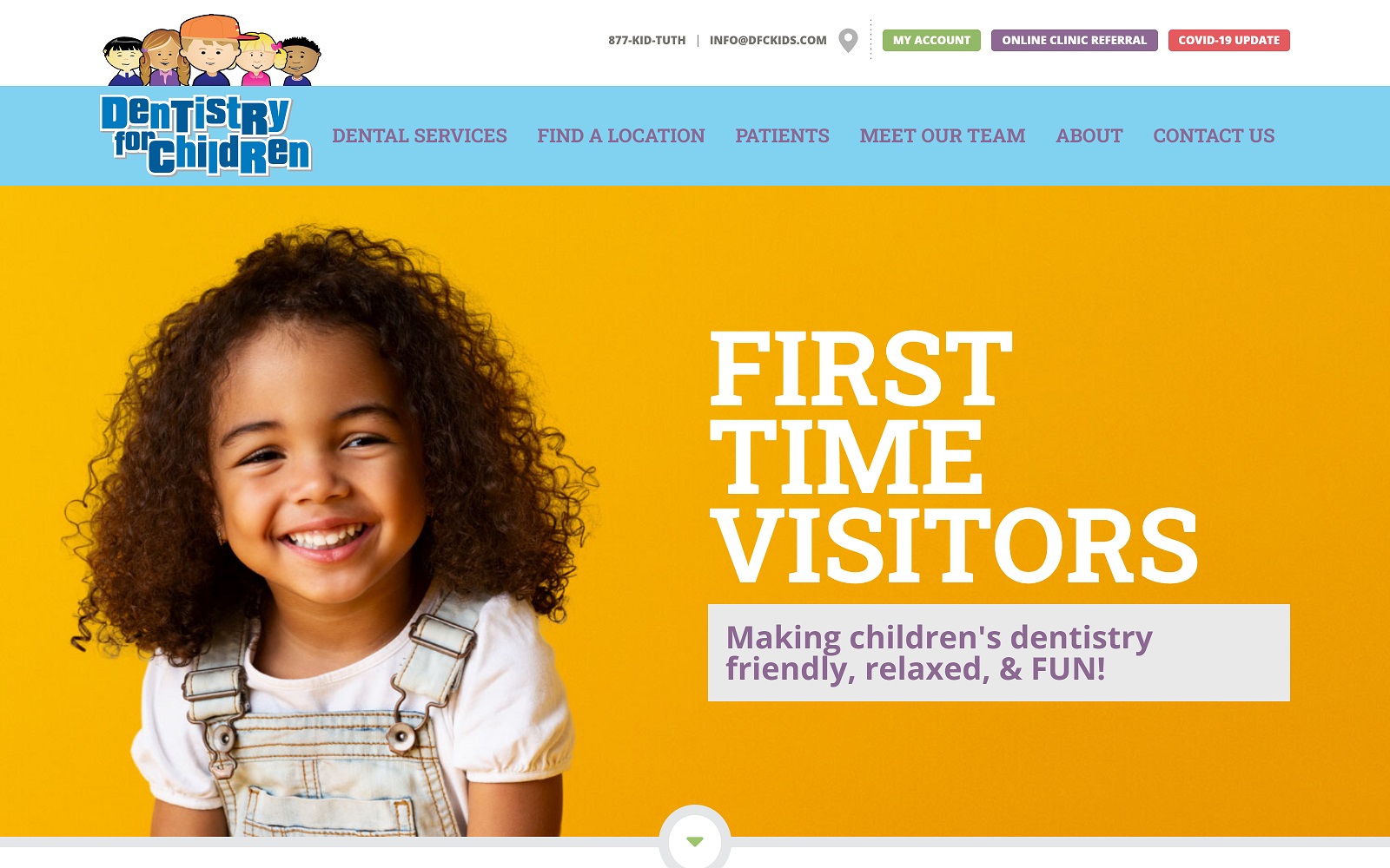 dfckids.com screenshot