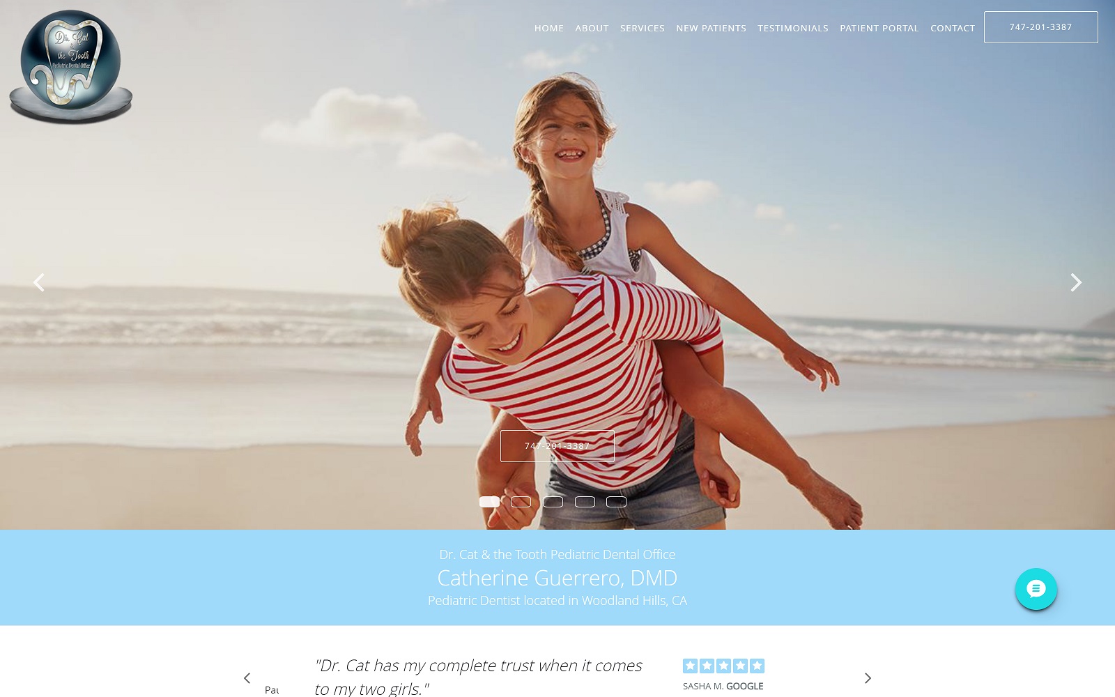 drcatdental.com screenshot