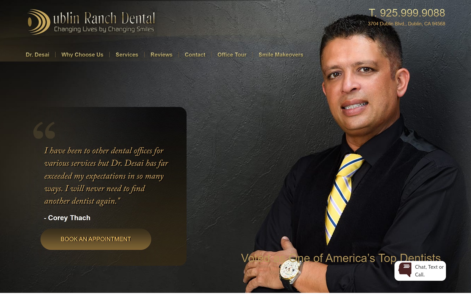 dublinranchdental.com screenshot