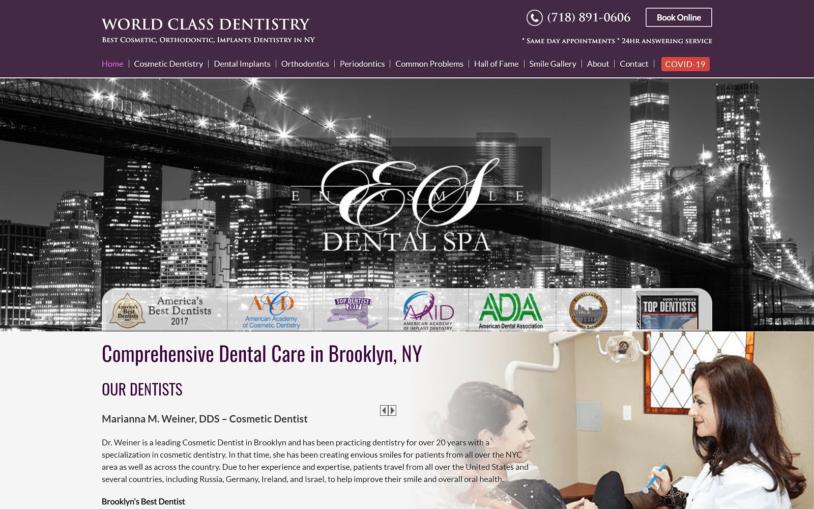 envysmile.com screenshot