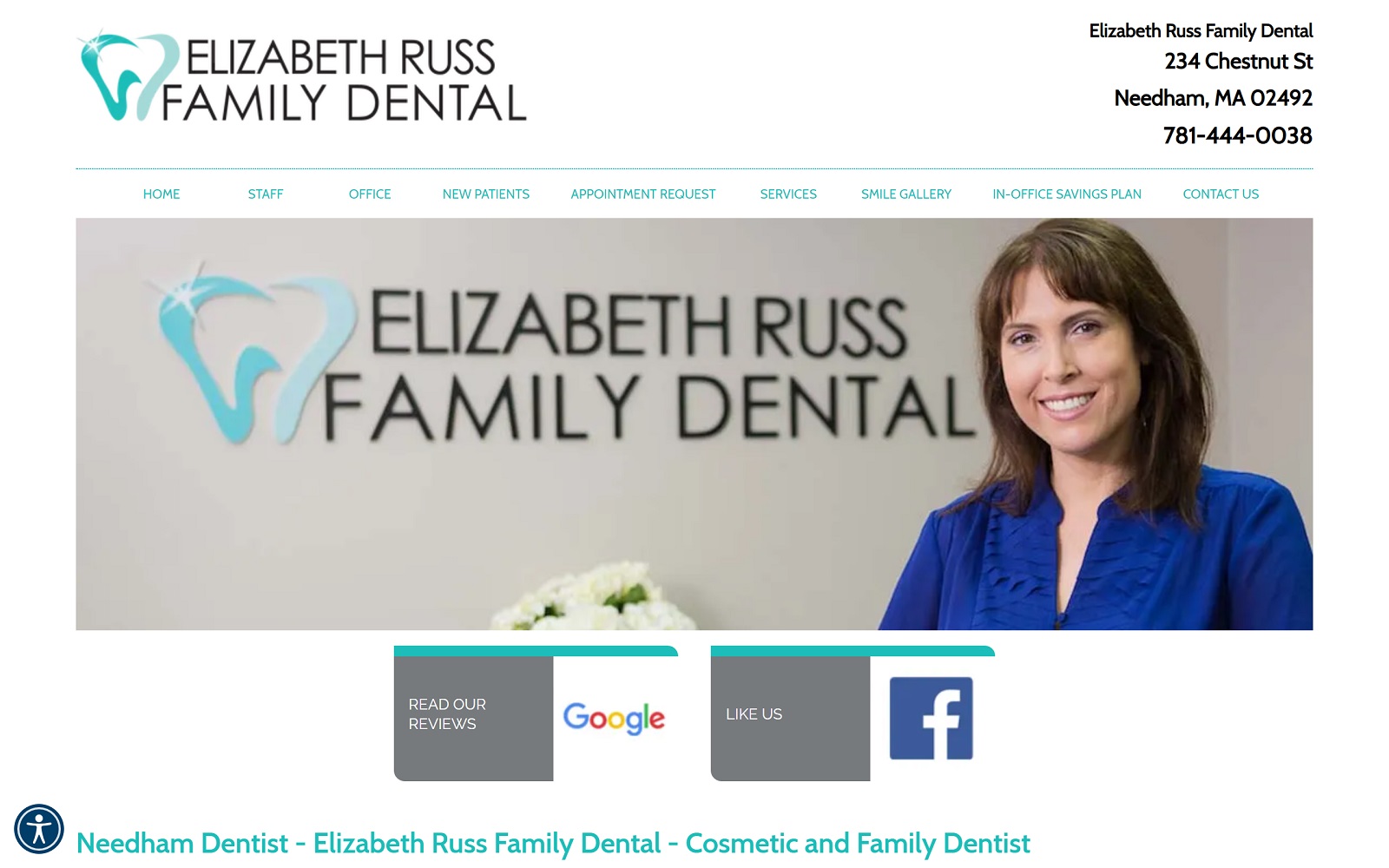 erussfamilydental.com screenshot
