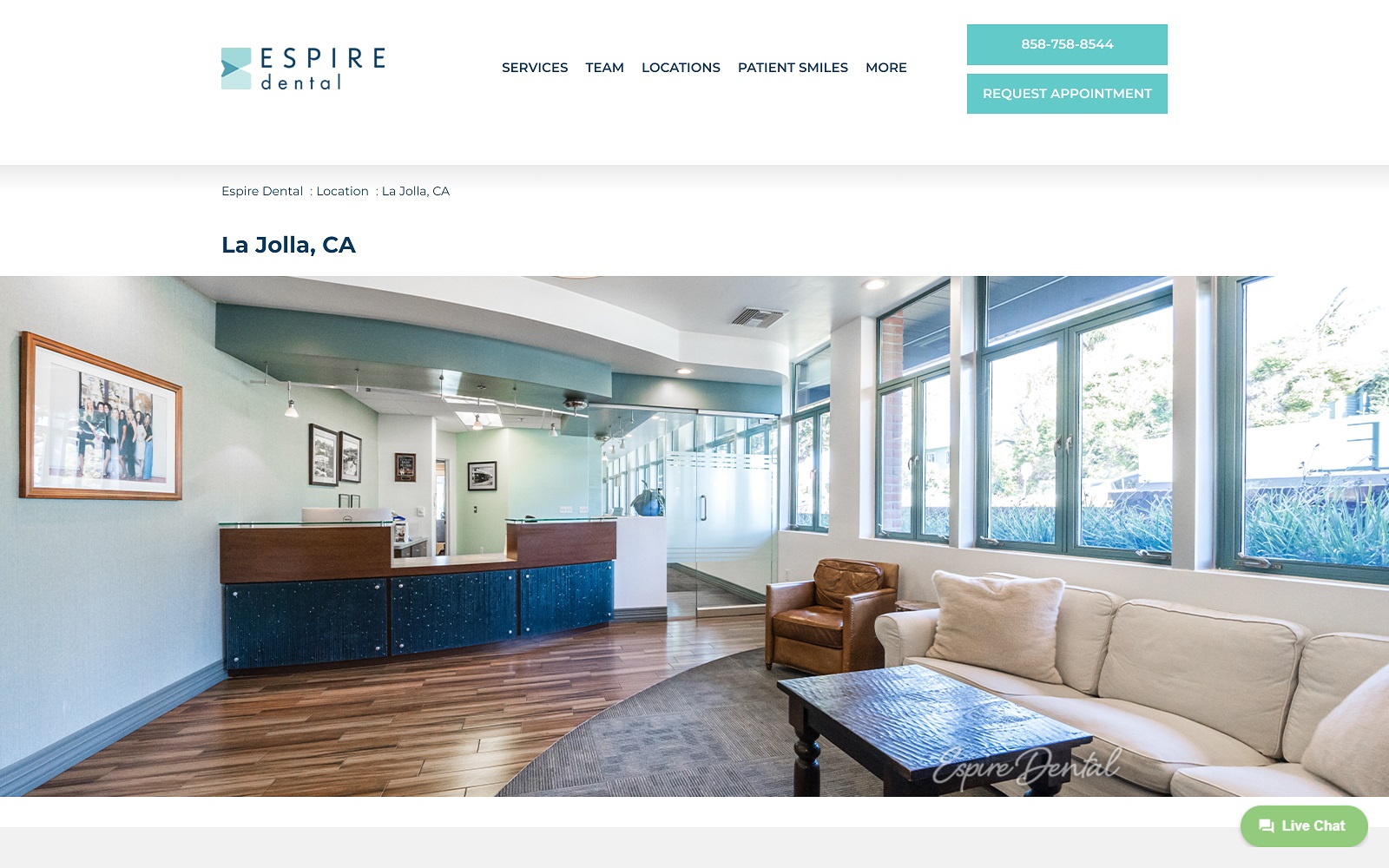 espiredental.com_ca_locations_la-jolla-ca screenshot