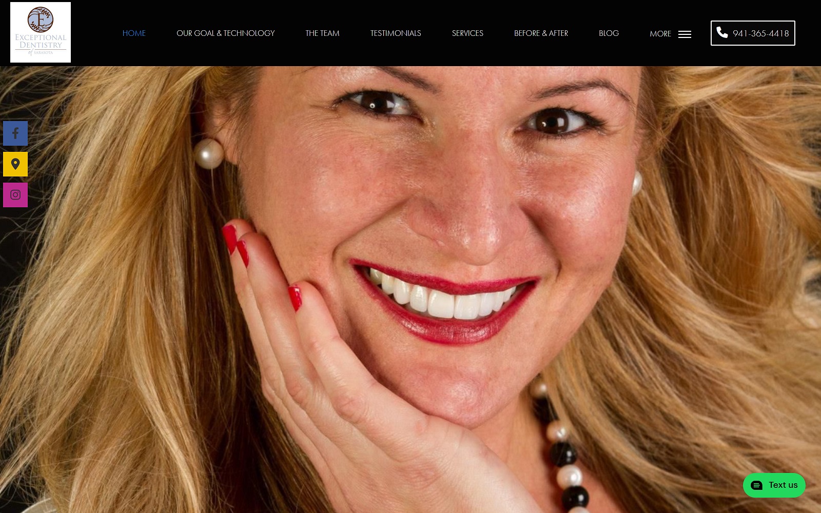 exceptionaldentists.com screenshot