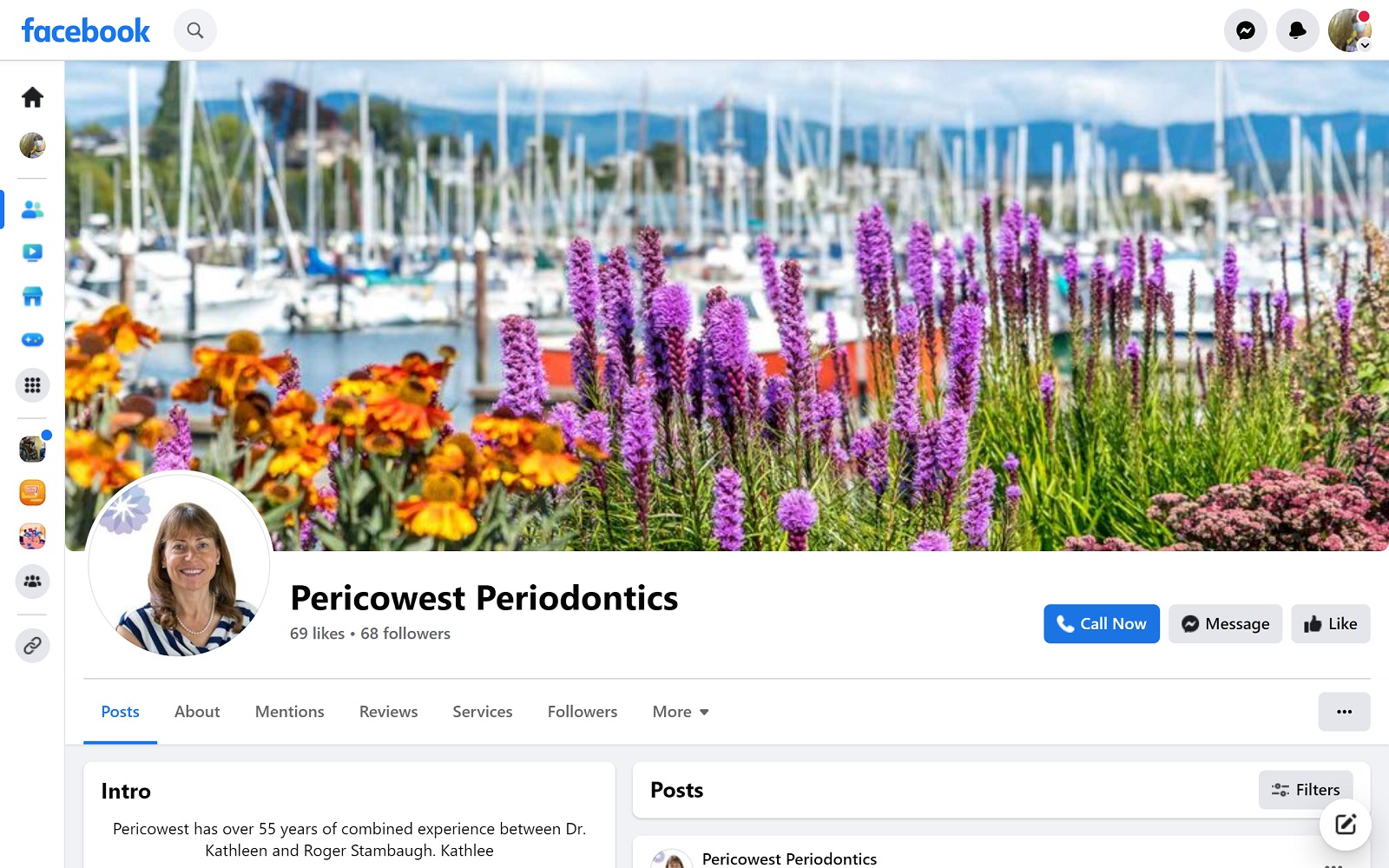 facebook.com_pericowestperiodontics screenshot