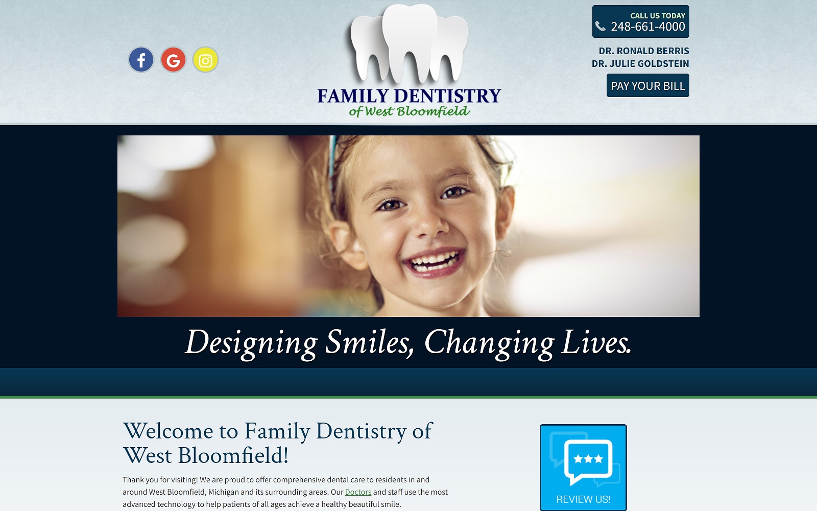 familydentistrywb.com screenshot