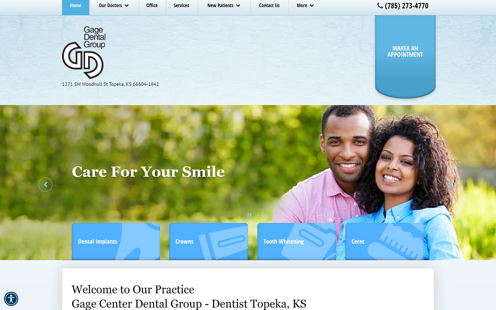 gagedental.com screenshot