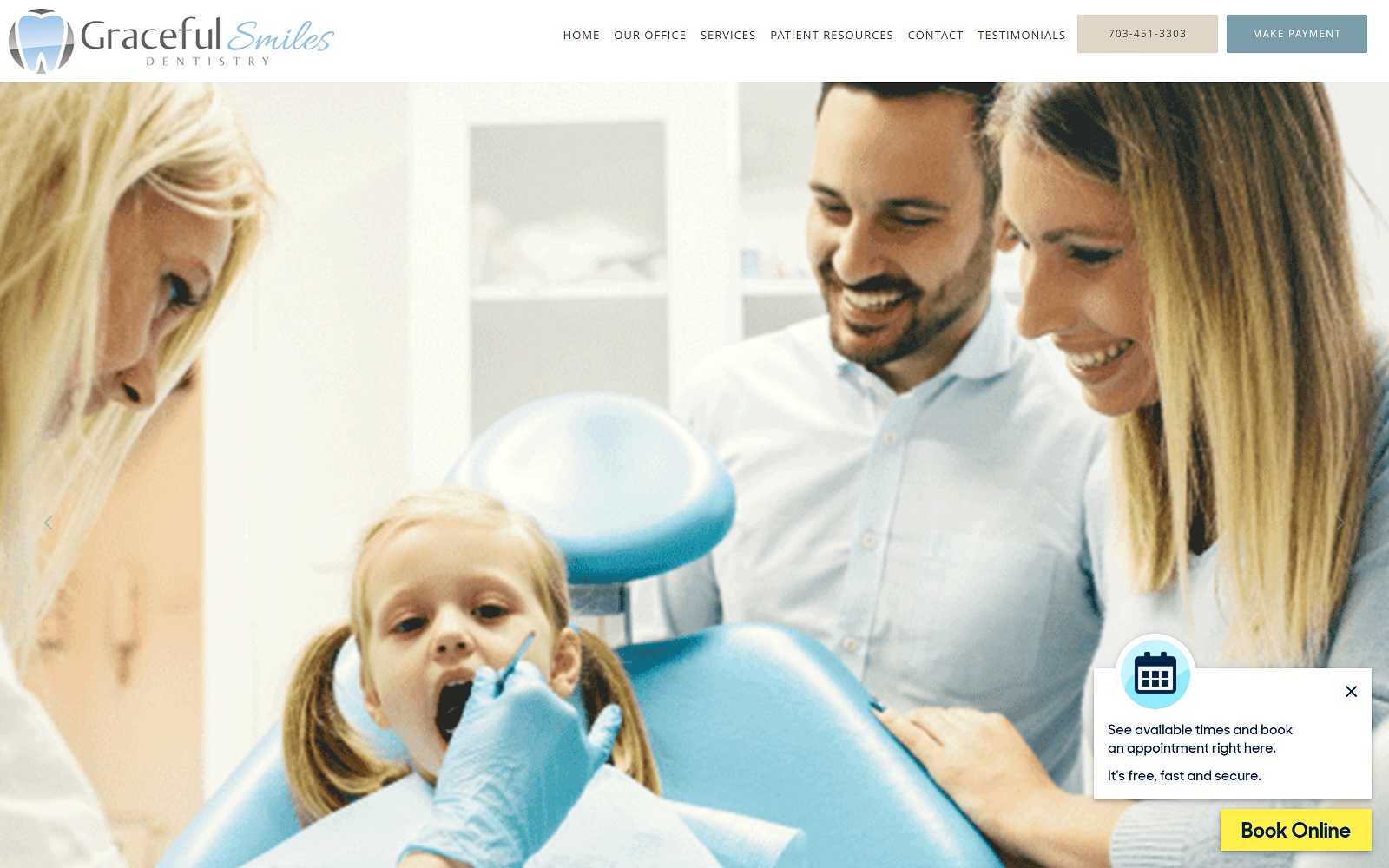 gracefulsmiles.dentist screenshot