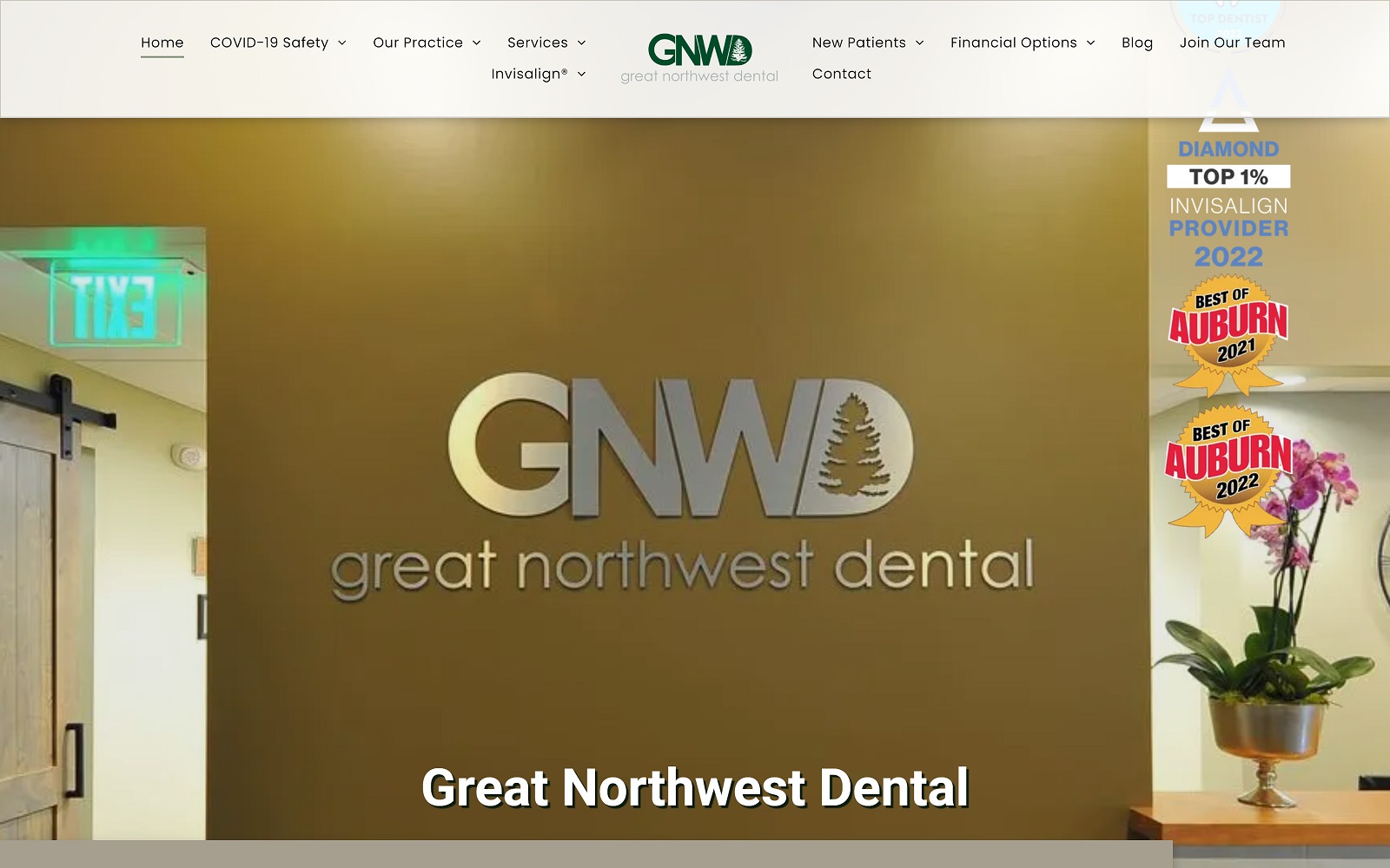 greatnorthwestdental.com screenshot