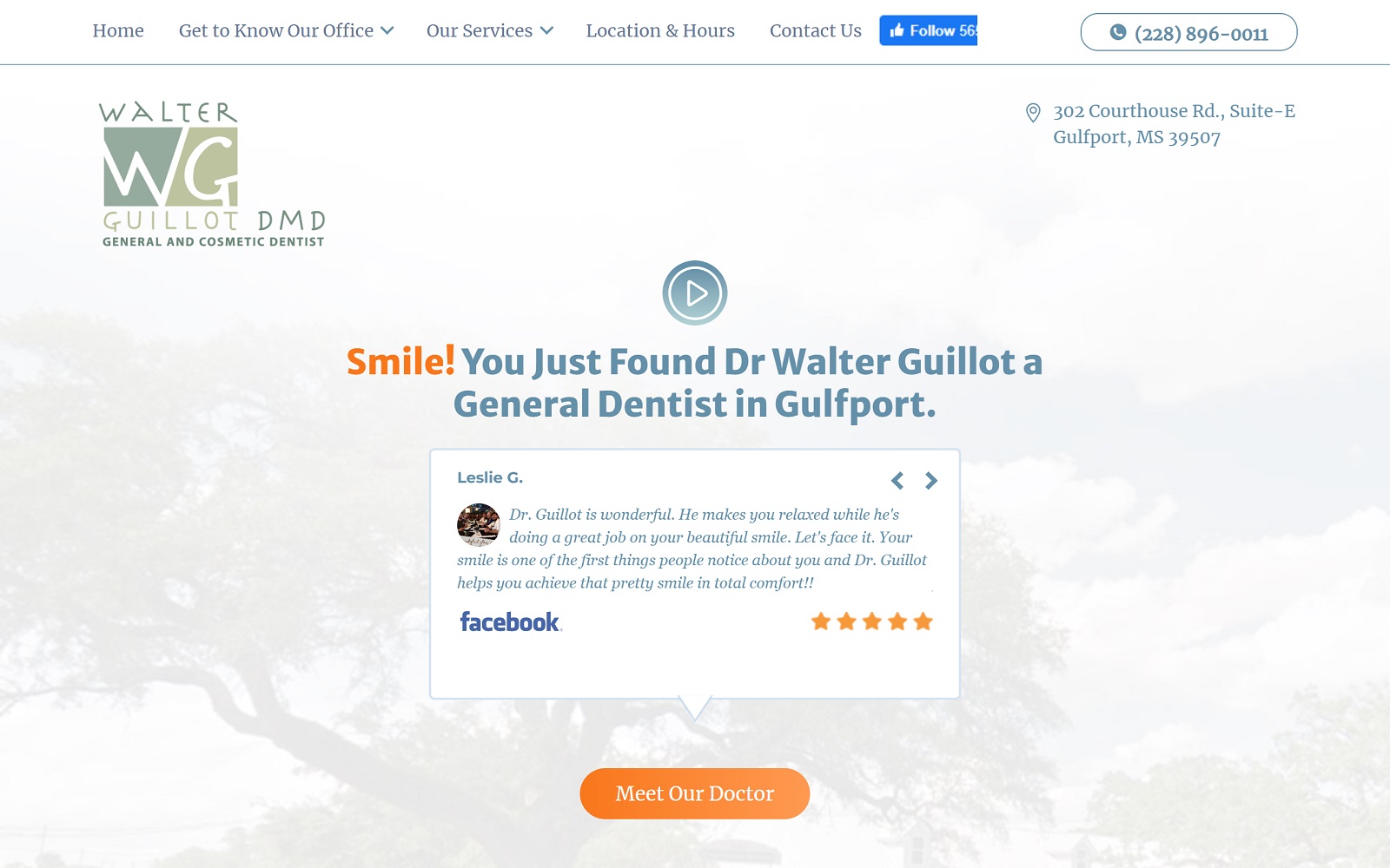 gulfcoastdentist.com screenshot