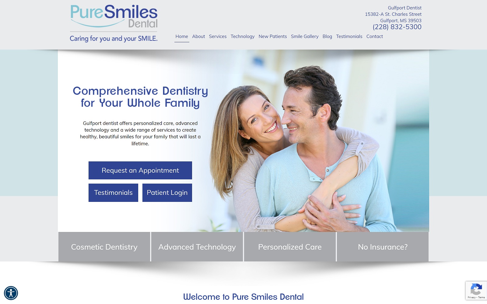gulfportms.dentist screenshot