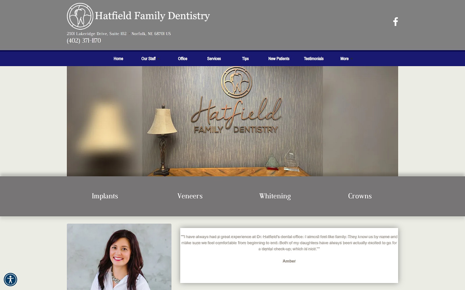 hatfieldfamilydentistry.com screenshot