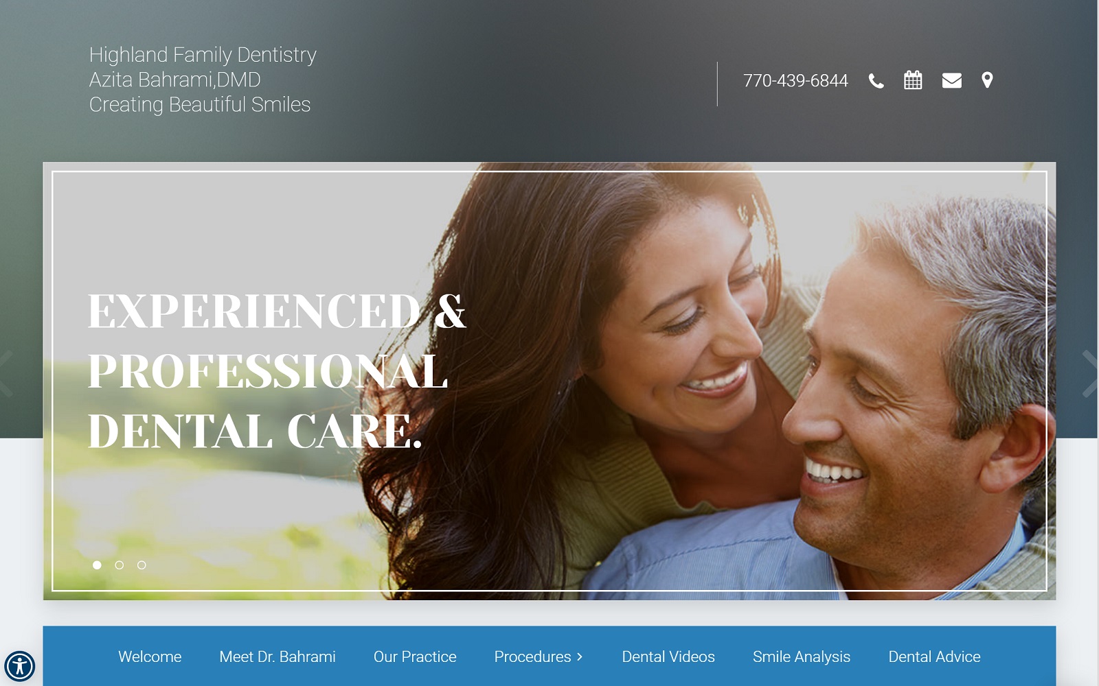 highlandfamilydent.com screenshot