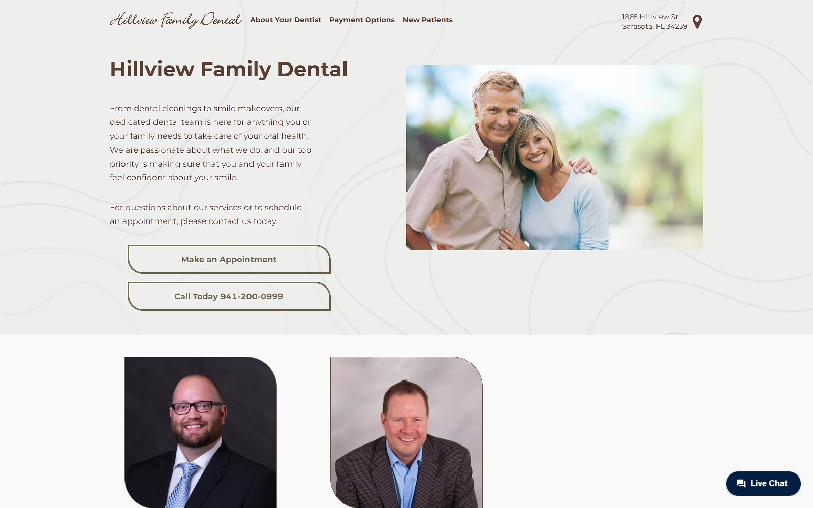 hillviewfamilydental.com screenshot