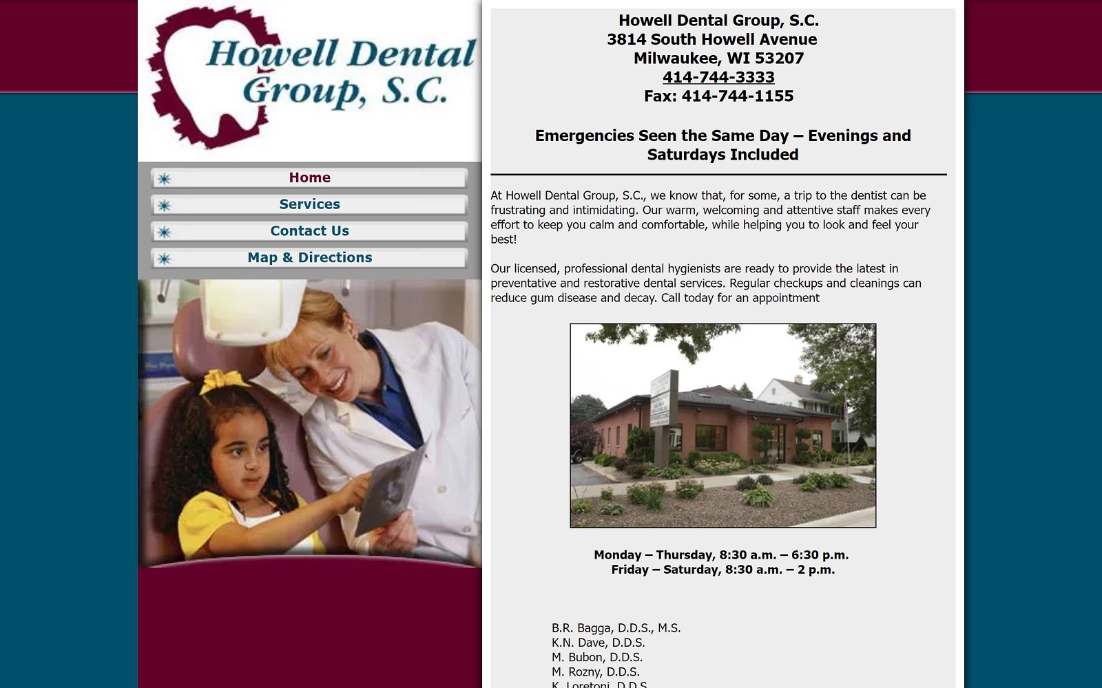 howelldentalgroup.com screenshot
