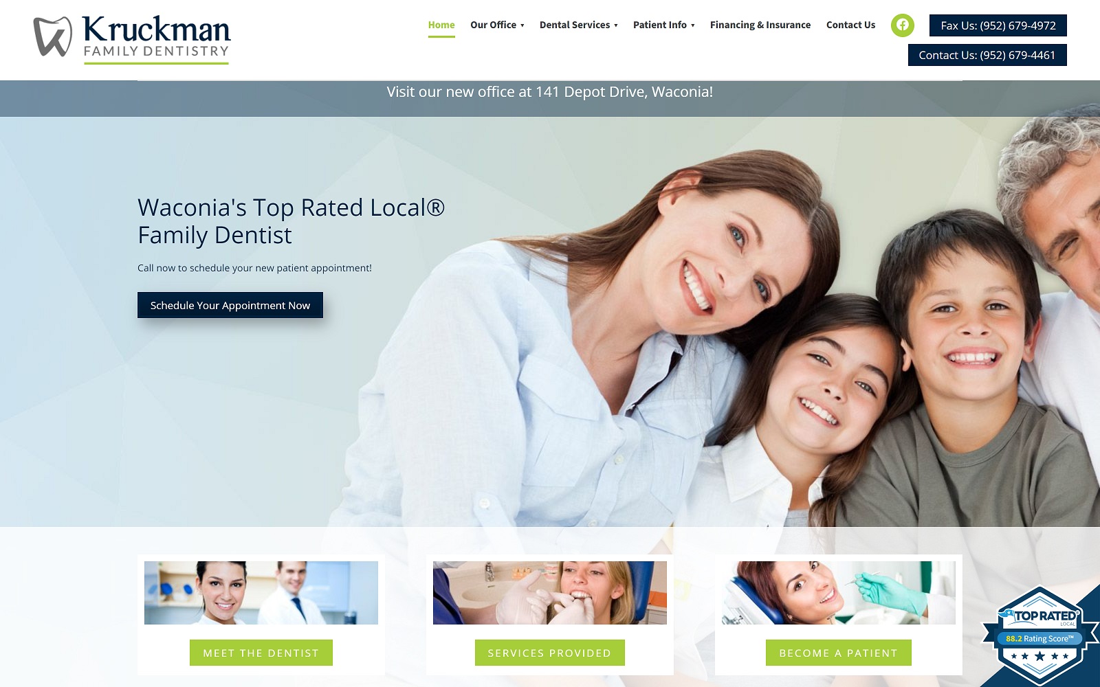 kruckmanfamilydentistry.com screenshot
