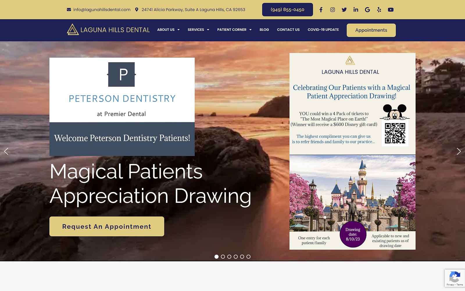 lagunahillsdental.com screenshot