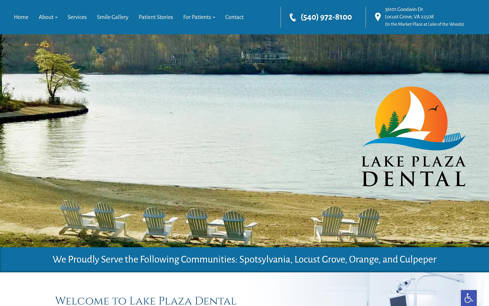 lakeplazadental.com screenshot
