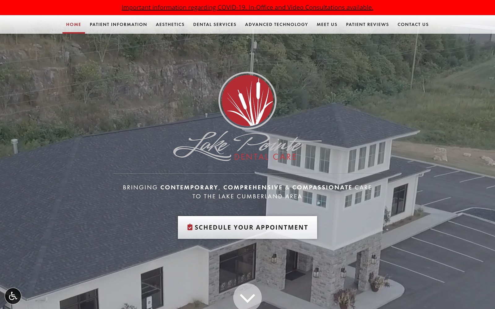 lakepointedentalcare.com screenshot