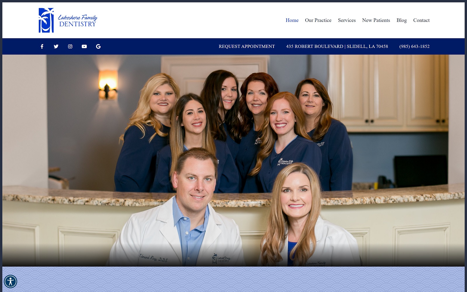 lakeshorefamilydentistry.com screenshot