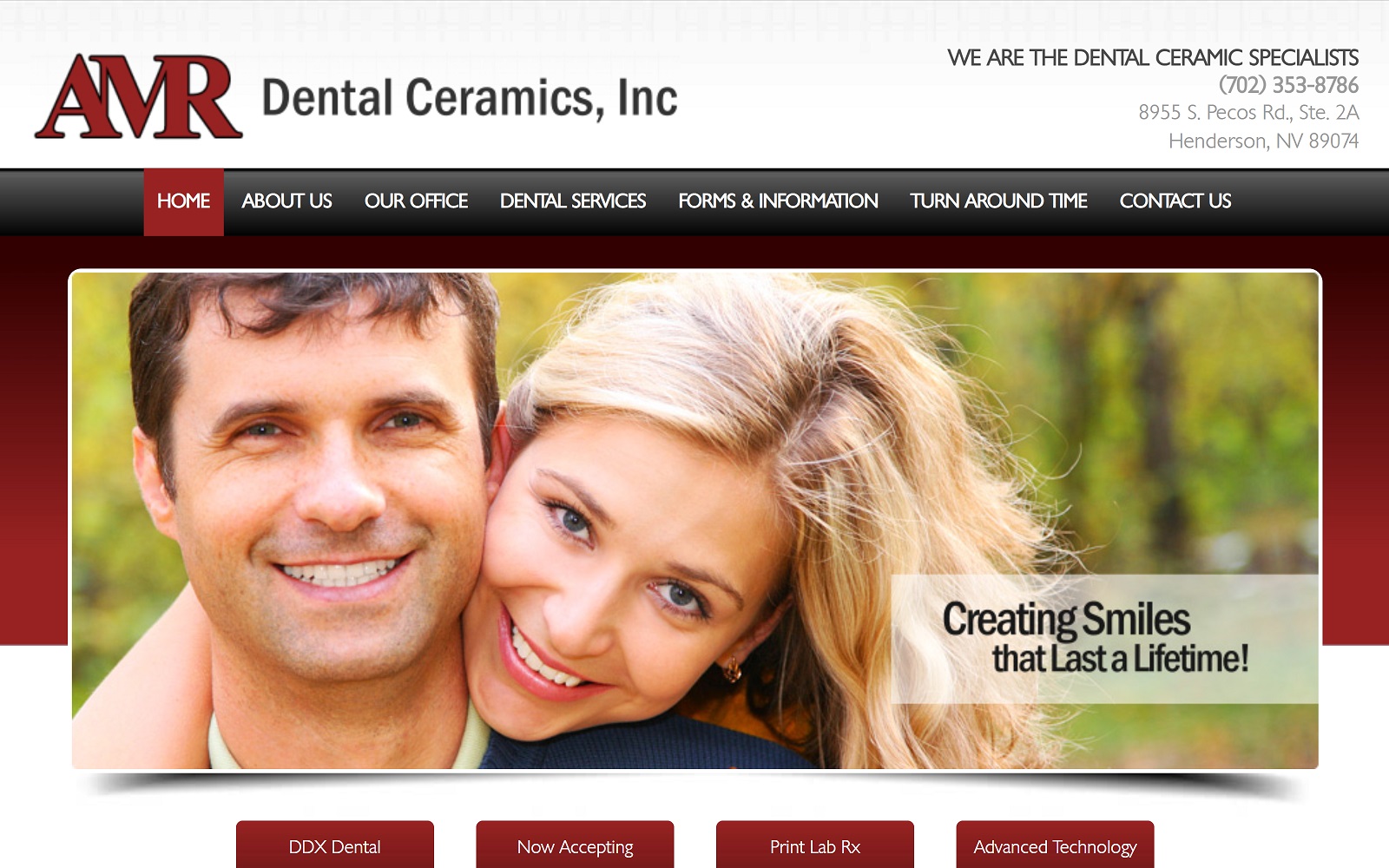 lasvegasdentallab.com screenshot