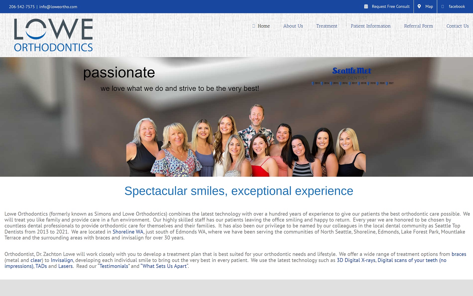 loweortho.com screenshot