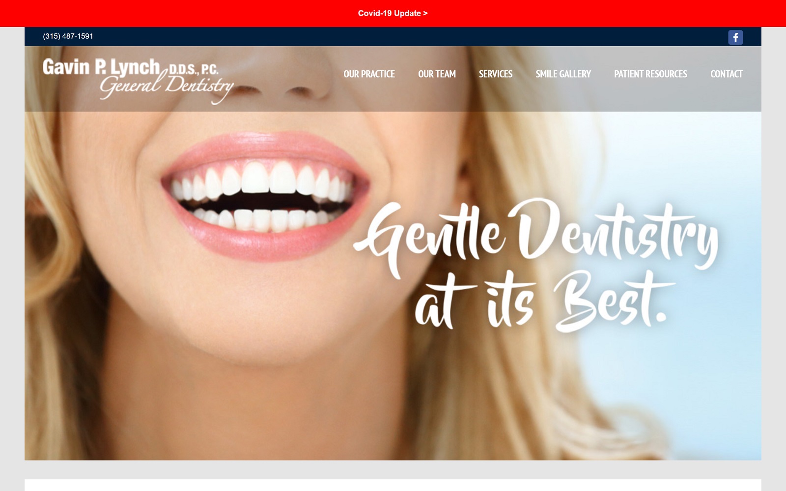 lynchdentistry.com screenshot