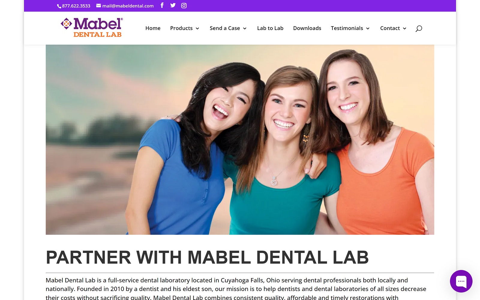 mabeldental.com screenshot