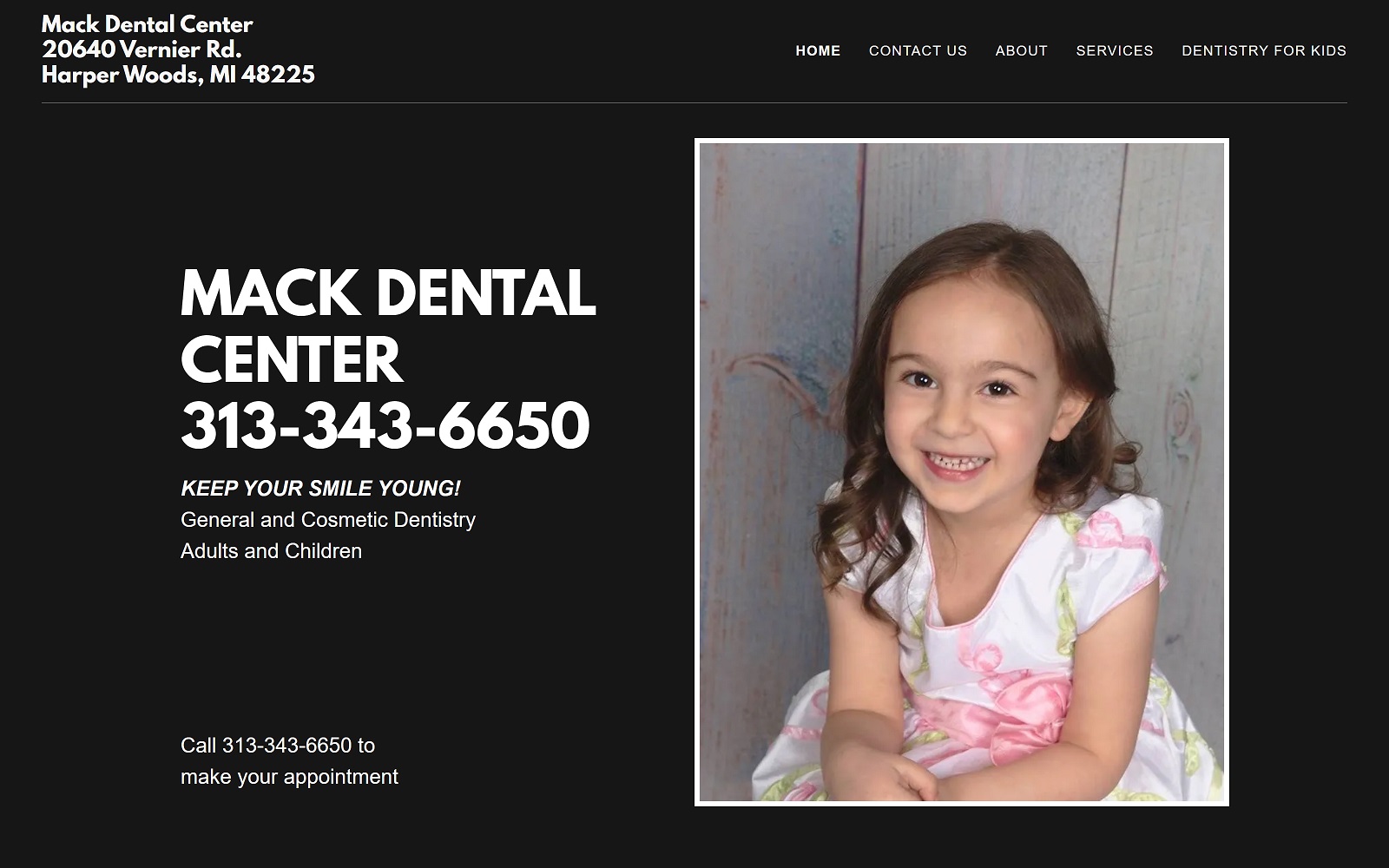mackdentalcenter.com screenshot