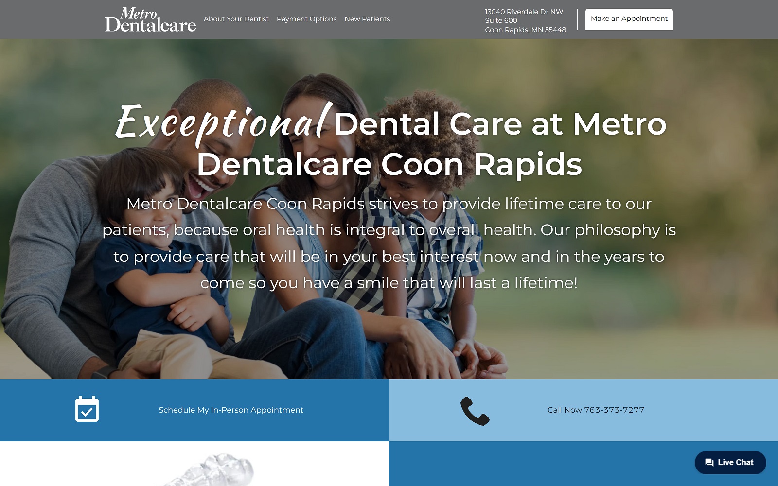 mdcoonrapids.com screenshot