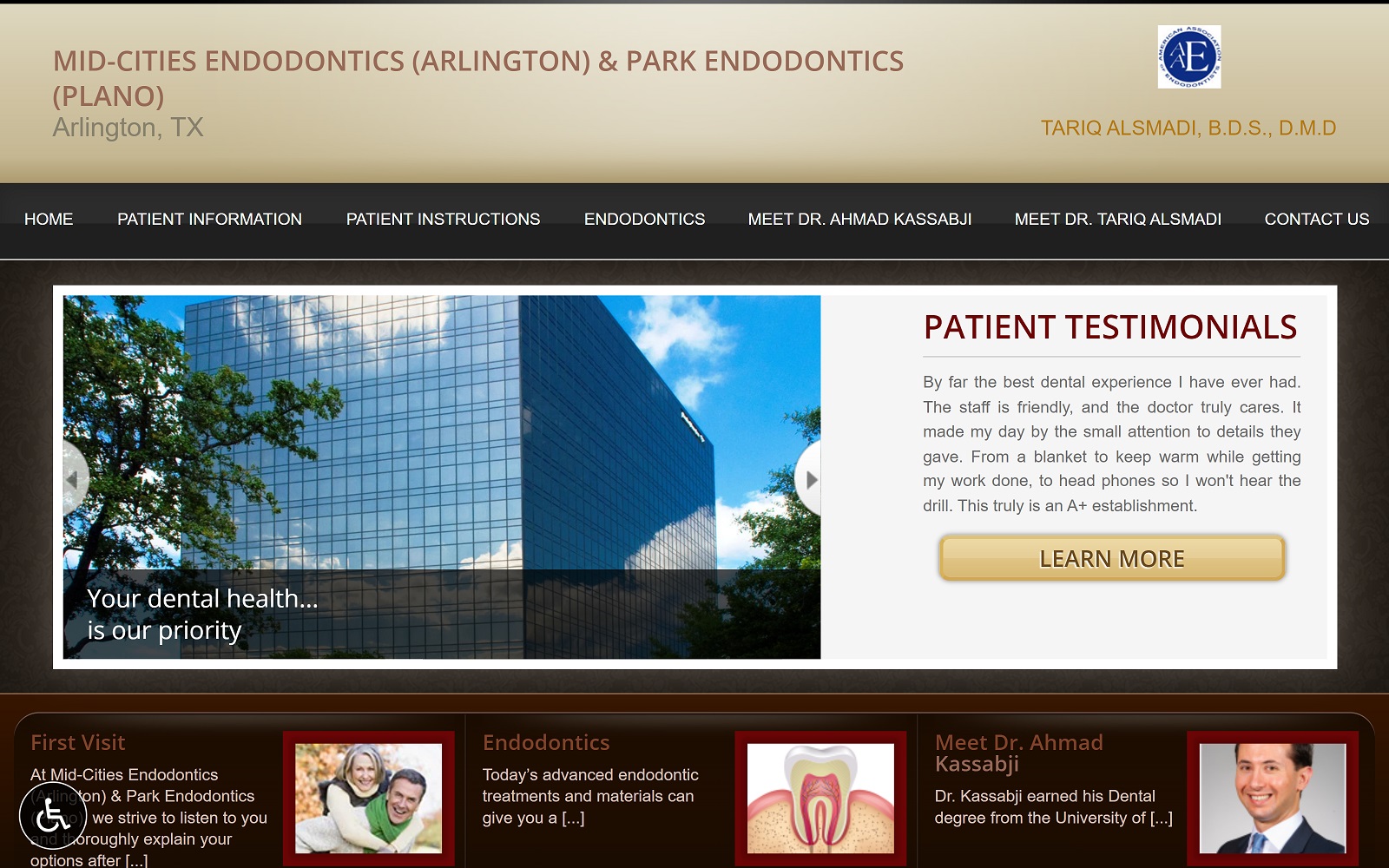 midcitiesendodontics.com screenshot