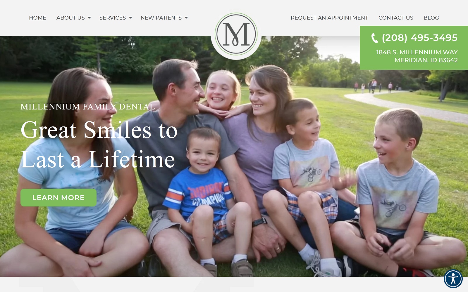 millenniumfamilydentistry.com screenshot