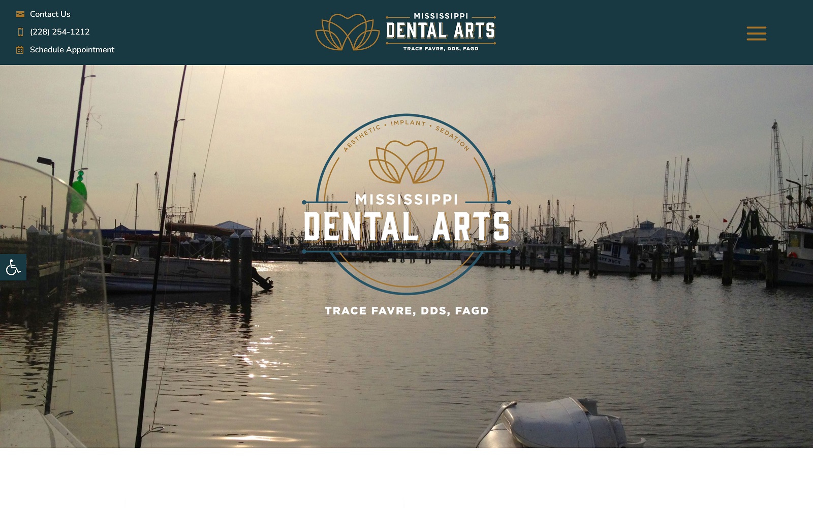 mississippidentalarts.com screenshot