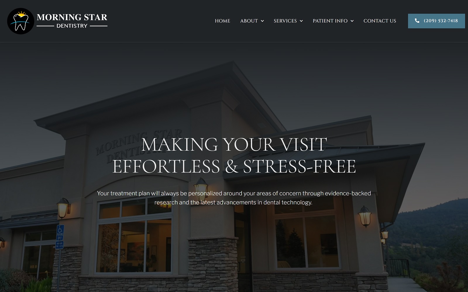 morningstardentistry.com screenshot
