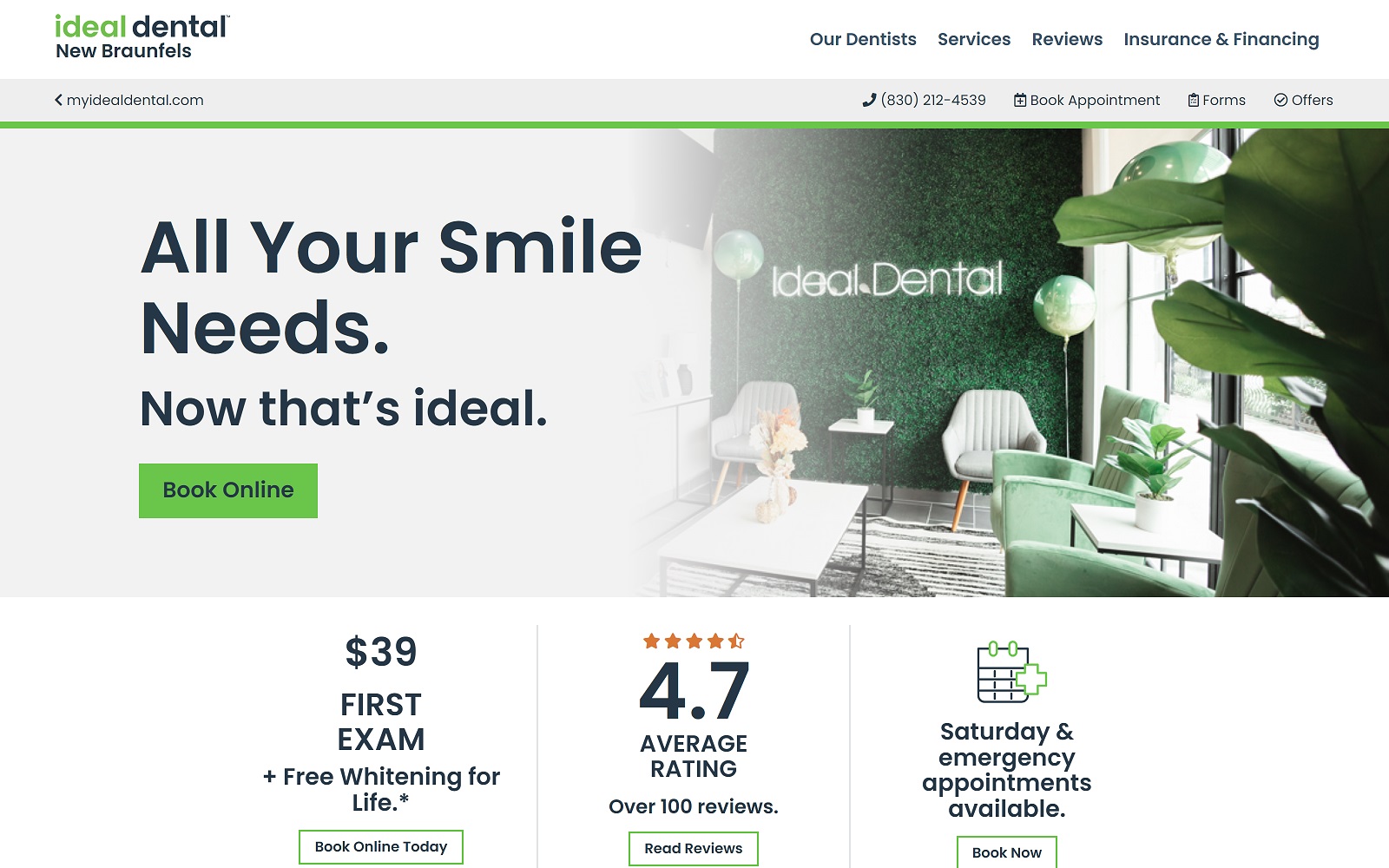 myidealdental.com_new-braunfels screenshot