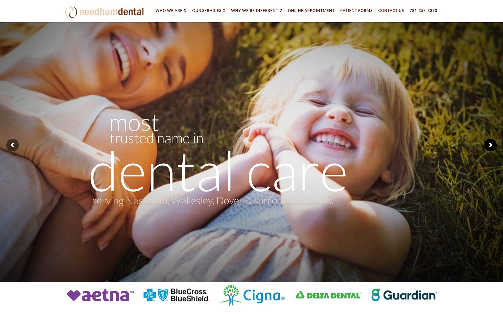 needhamdental.com screenshot