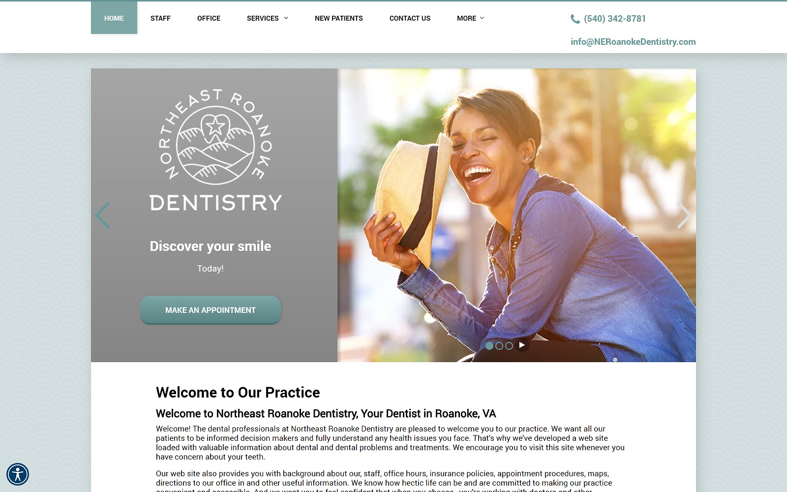 neroanokedentistry.com screenshot