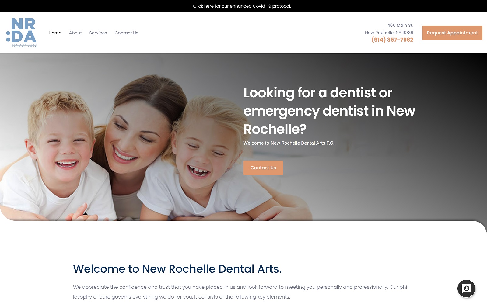 newrochelle-dental.com screenshot