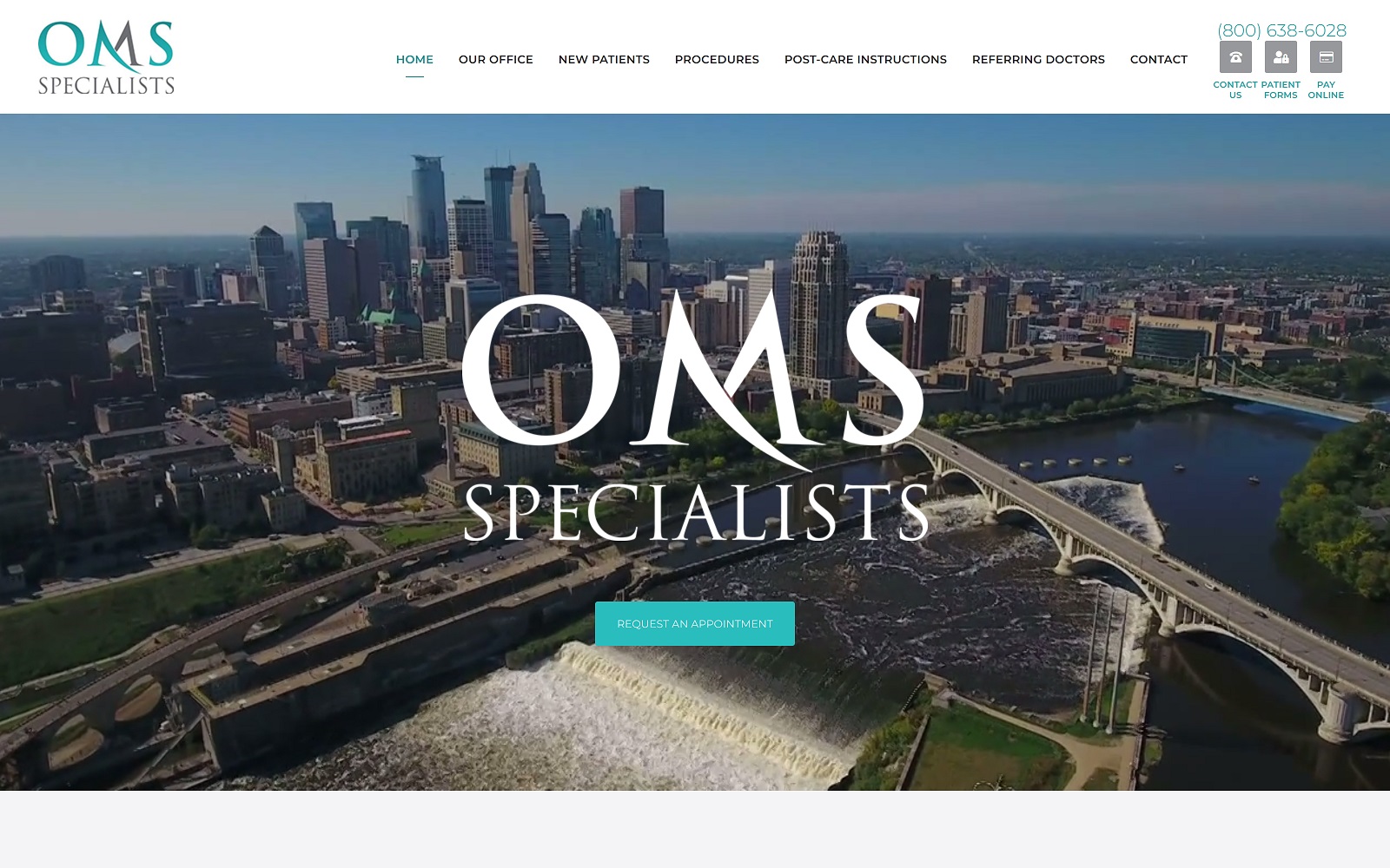 omsspecialists.com screenshot