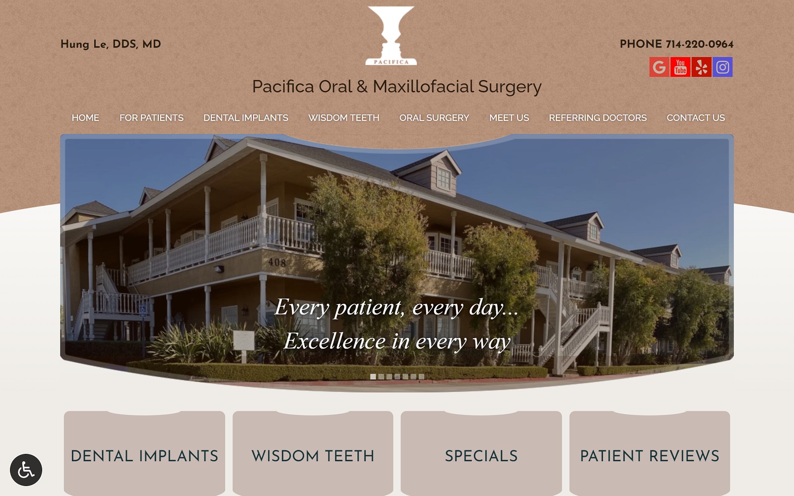 pacificasurgery.com screenshot