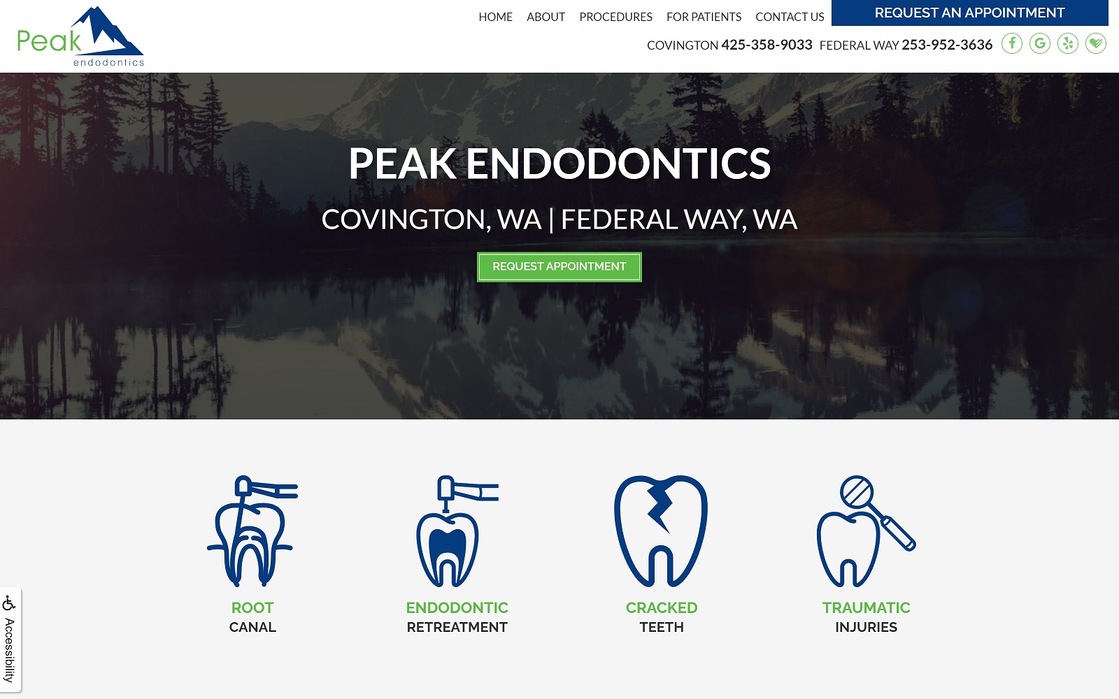 peakendodontics.com screenshot