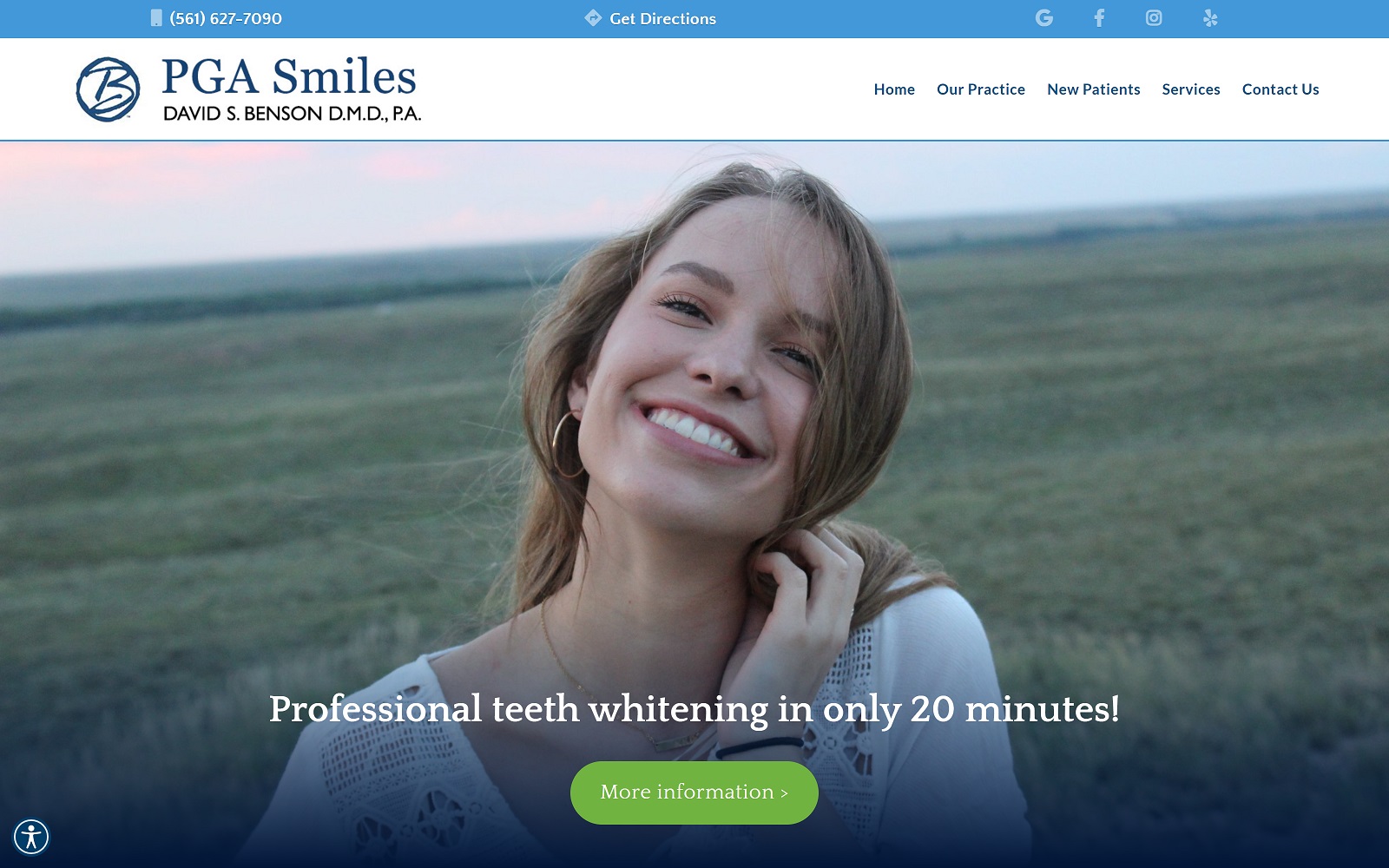pgasmiles.com screenshot