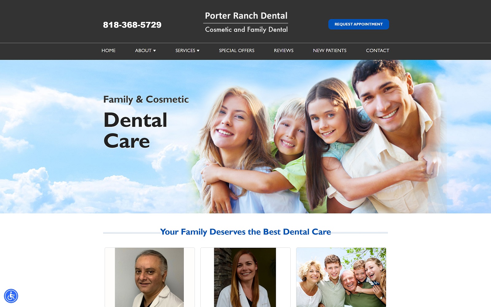 porterranchdental.com screenshot
