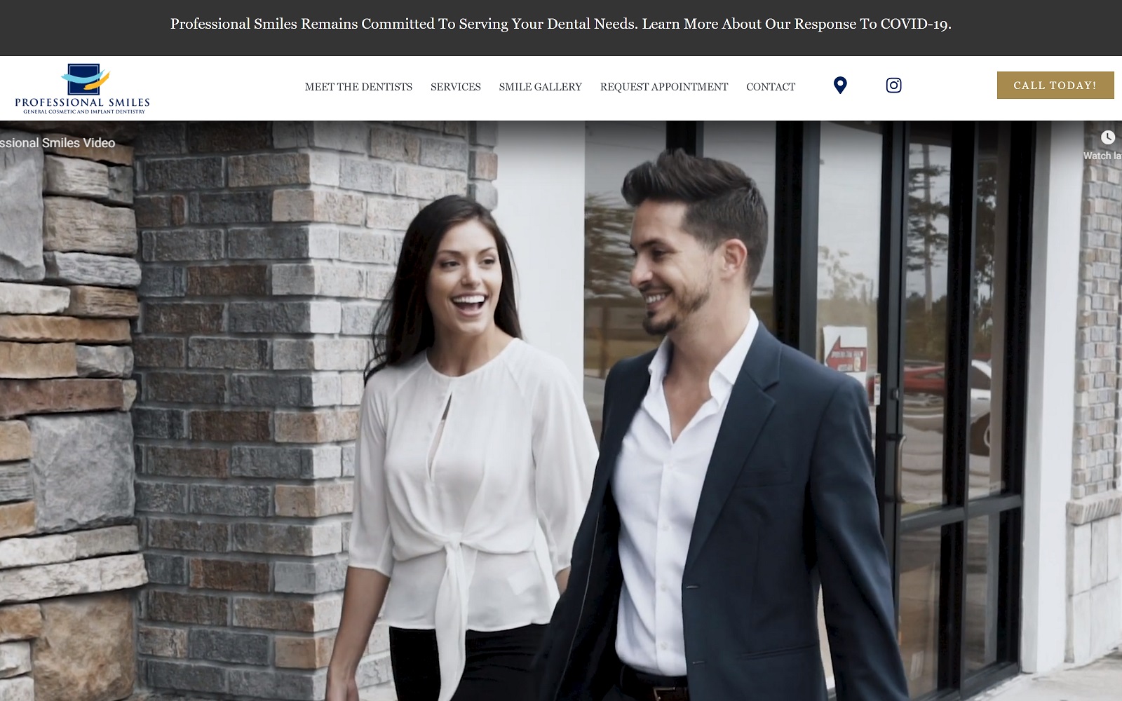 professionalsmiles.net screenshot
