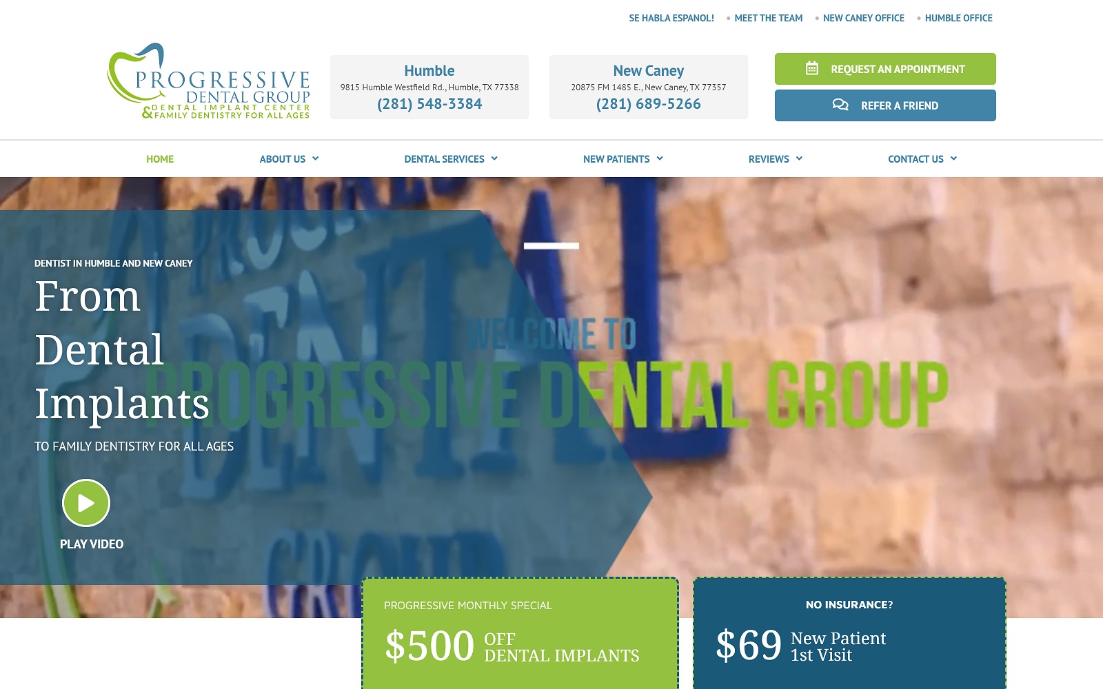 progdentalgroup.com screenshot