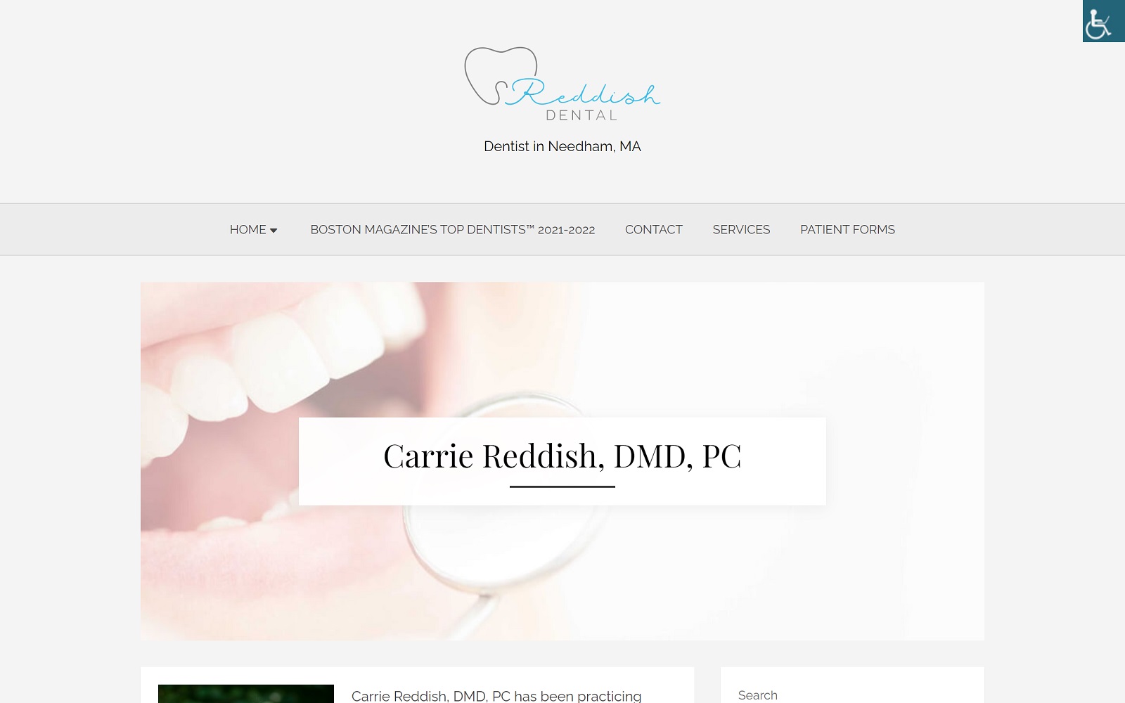 reddish.dentist screenshot