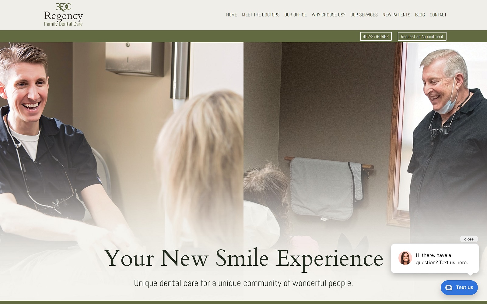 regencyfamilydentalcare.com screenshot