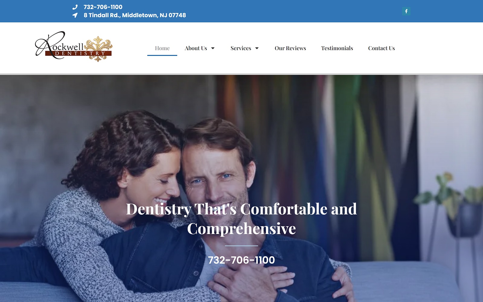 rockwelldentistry.com screenshot