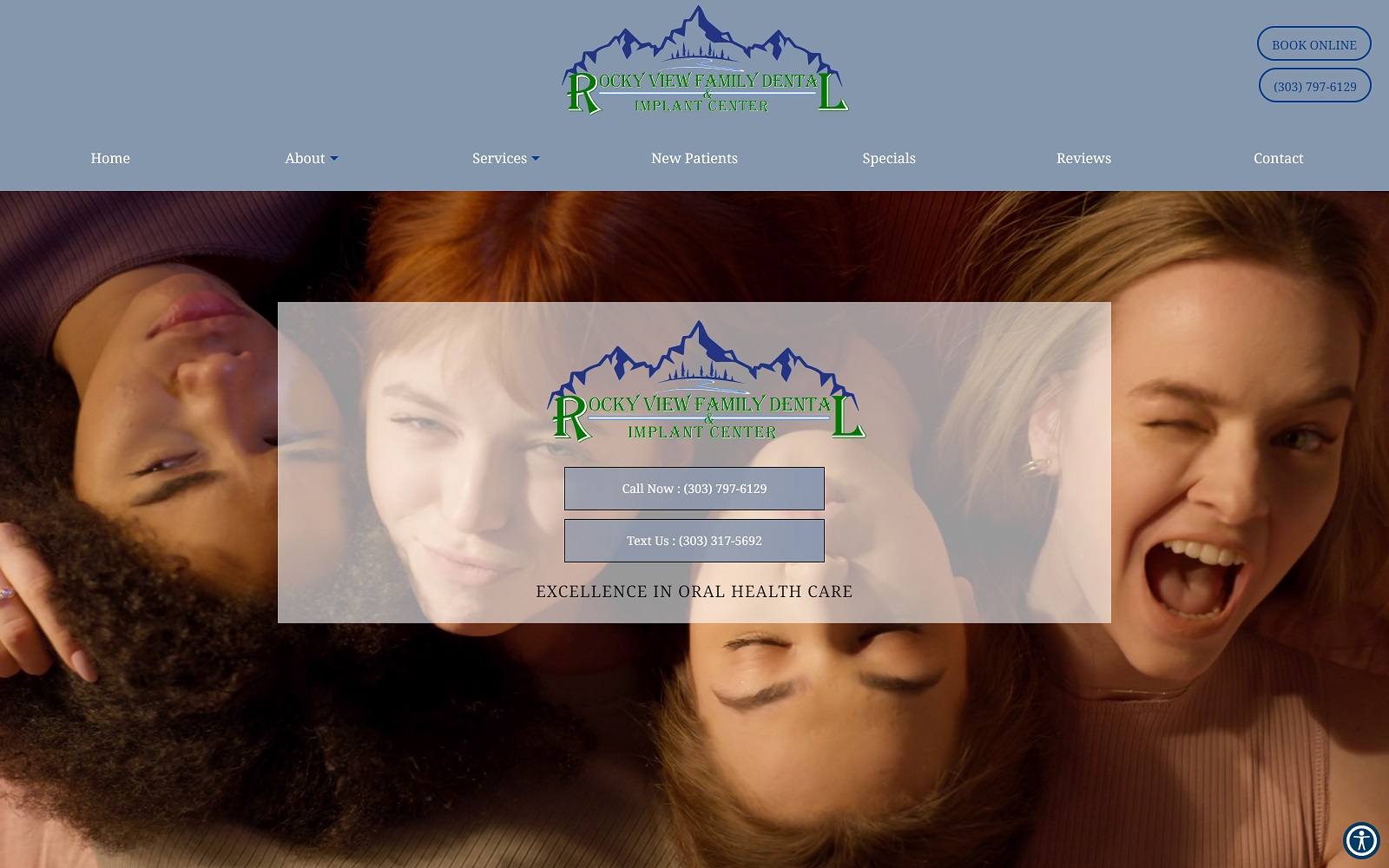 rockyviewdentalcare.com screenshot