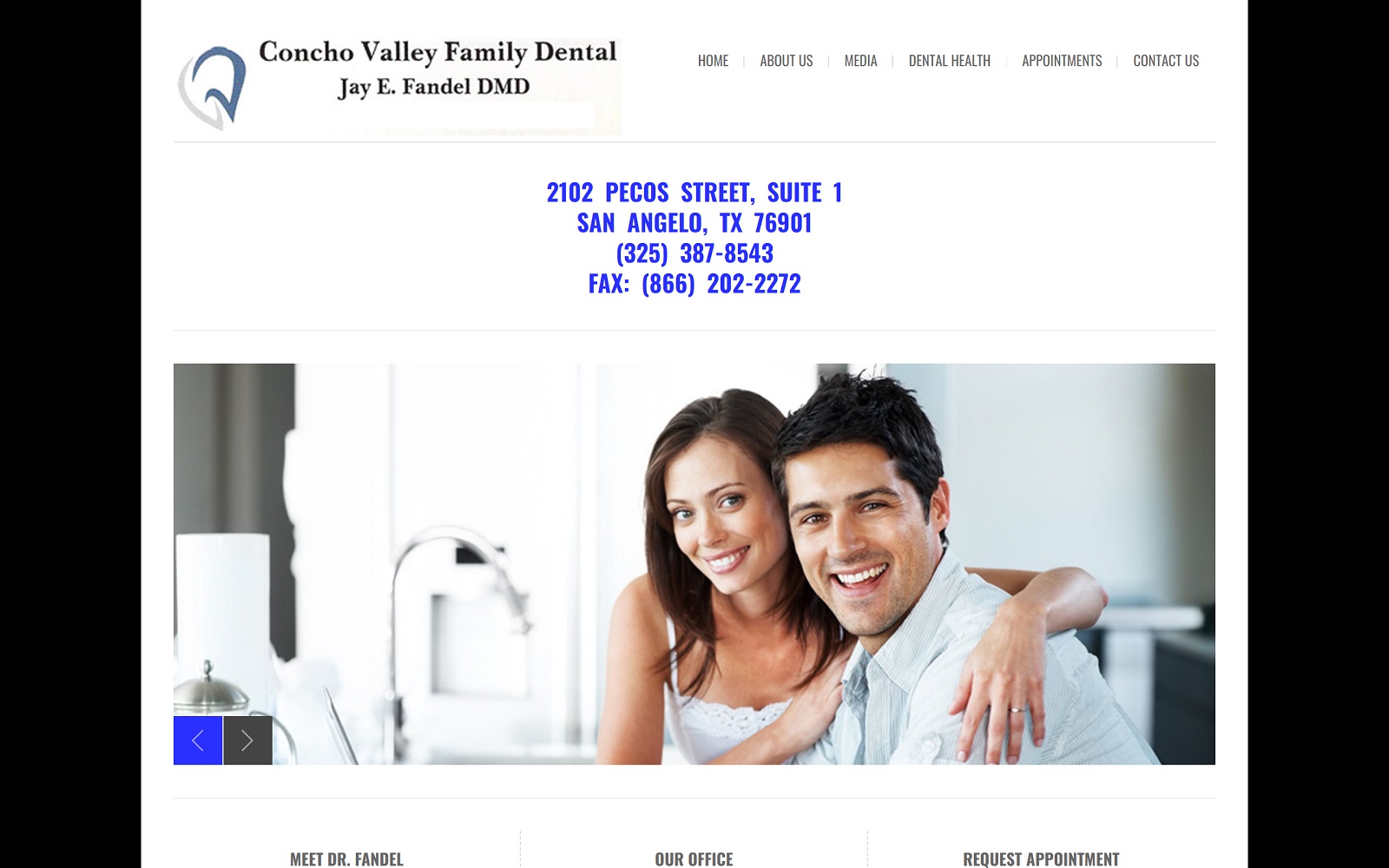 sanangelodentists.com screenshot